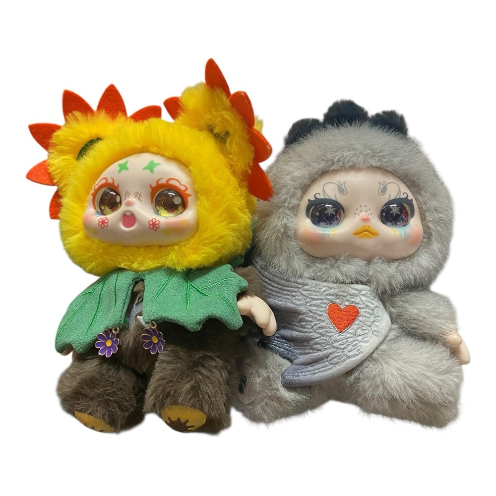 Kimmon 200% Spring New Growth‎ lot of 2 Plush Bag clip bag charm